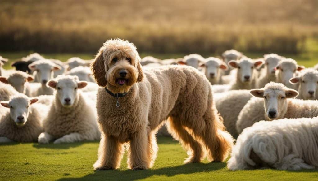 Labradoodle als vachthond