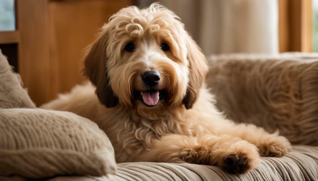 blonde labradoodle vacht