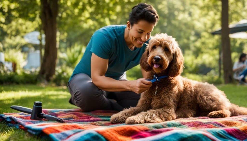 bruine labradoodle verzorging
