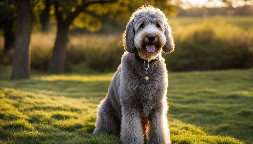 grijze labradoodle