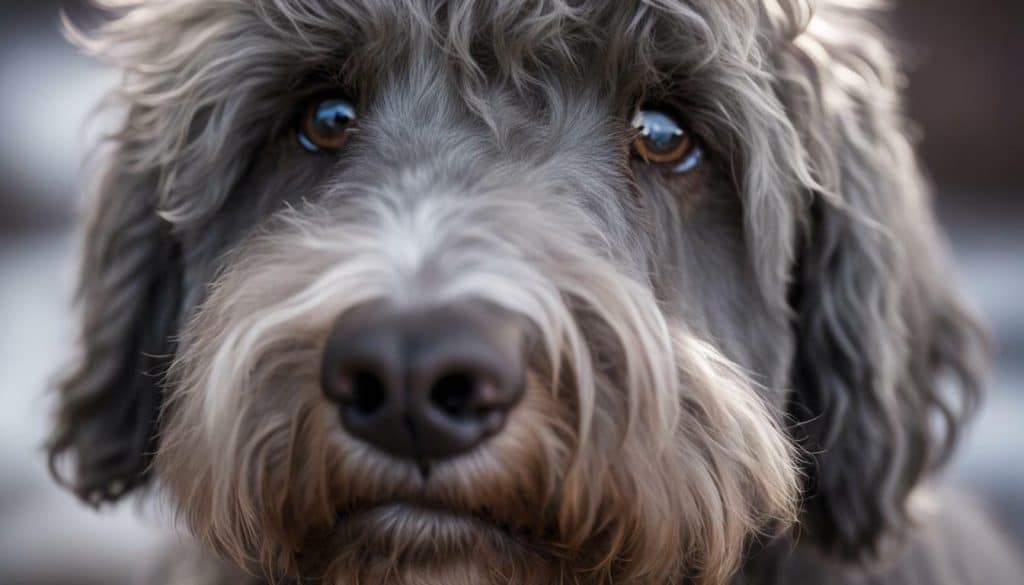 grijze labradoodle