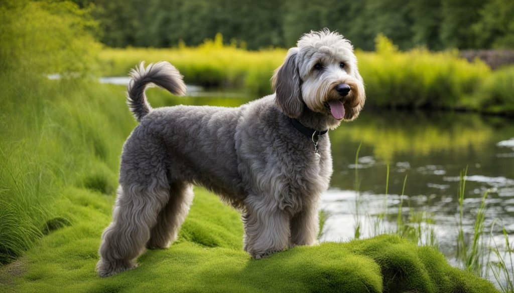 grijze labradoodle