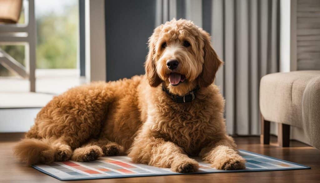 hoe vaak is een labradoodle loops