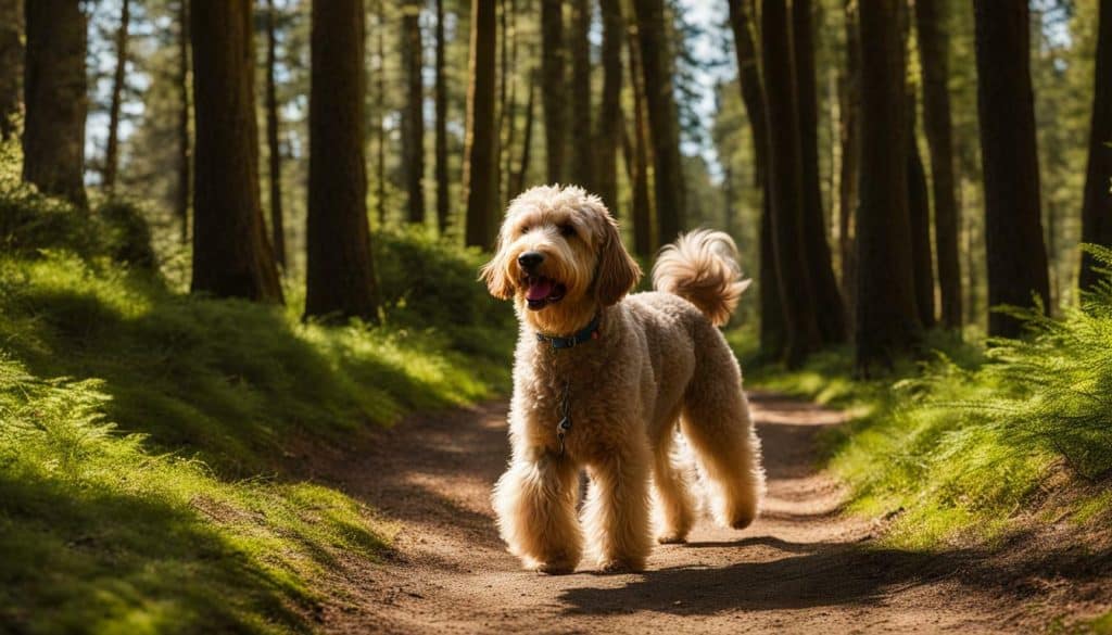 hoe ver kan een labradoodle lopen