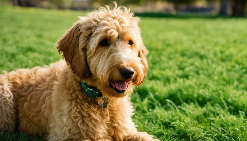 labradoodle blonde