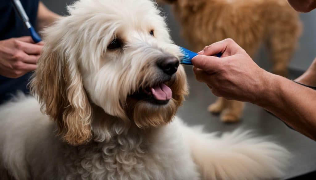 labradoodle vachtverzorging