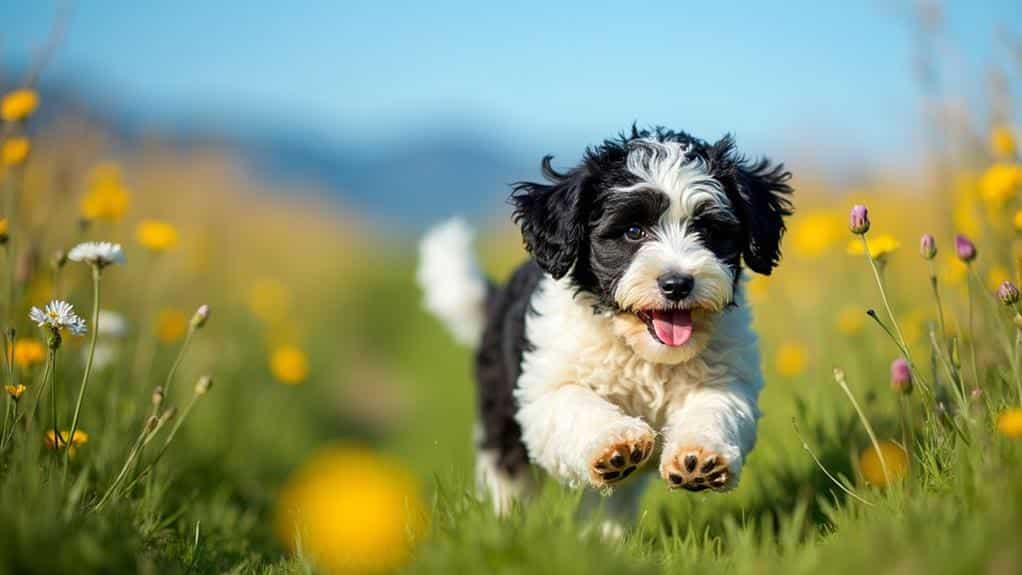 crossbreed of sheepdog poodle