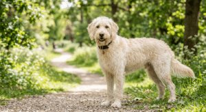 F1 labradoodle met licht golvende vacht